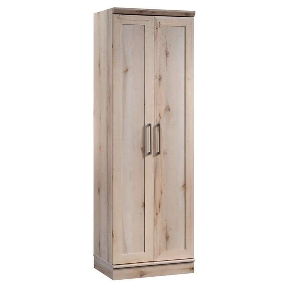 HomePlus Two Door Storage Cabinet/Pantry Cabinet, Pacific Maple Finish