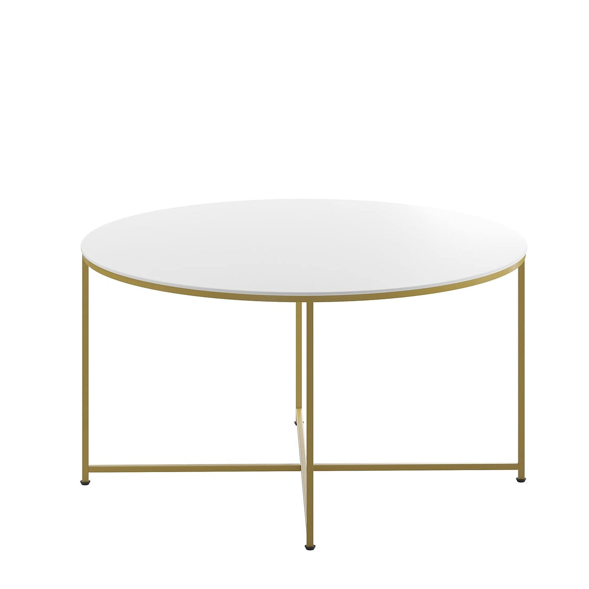 Hampstead Collection Coffee Table - Modern White Finish Coffee Table