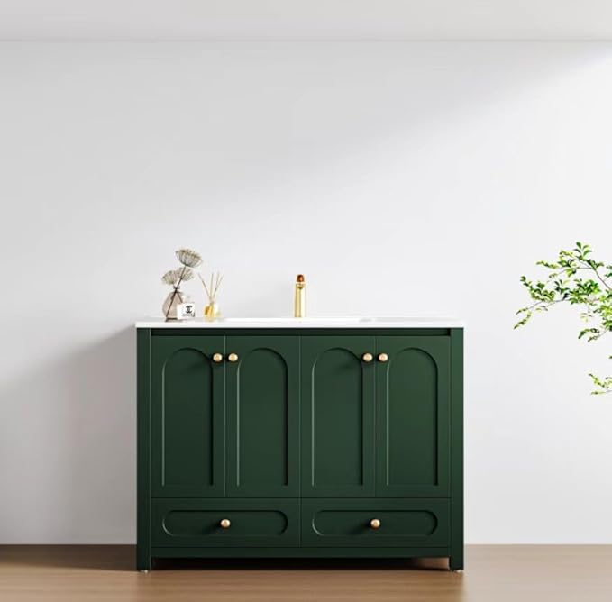 48 inch Sink Bathroom Vanity with White Top Bathroom Vanity with Sink