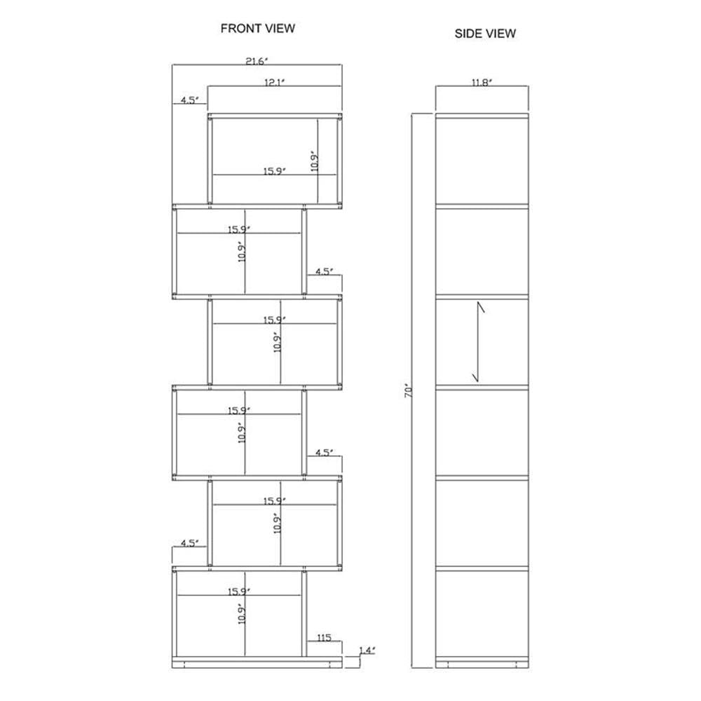 Urban Bookshelf, Regular, Natural