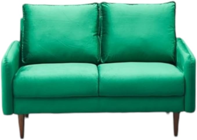 Hambrok Velvet Living Room Loveseat in Ginger