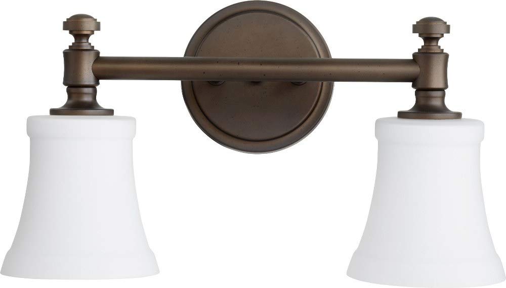 5122-2-186 Transitional Two Light Vanity from Rossington Collection in Bronze/Dark Finish,