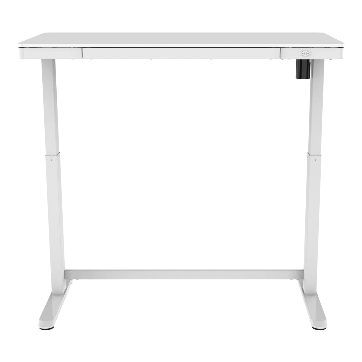 Electric 48'W Height-Adjustable Standing Desk, White