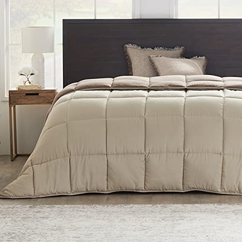 1 Piece Fluffy Down Alternative Comforter Full Lightweight Cooling Beautiful Modern