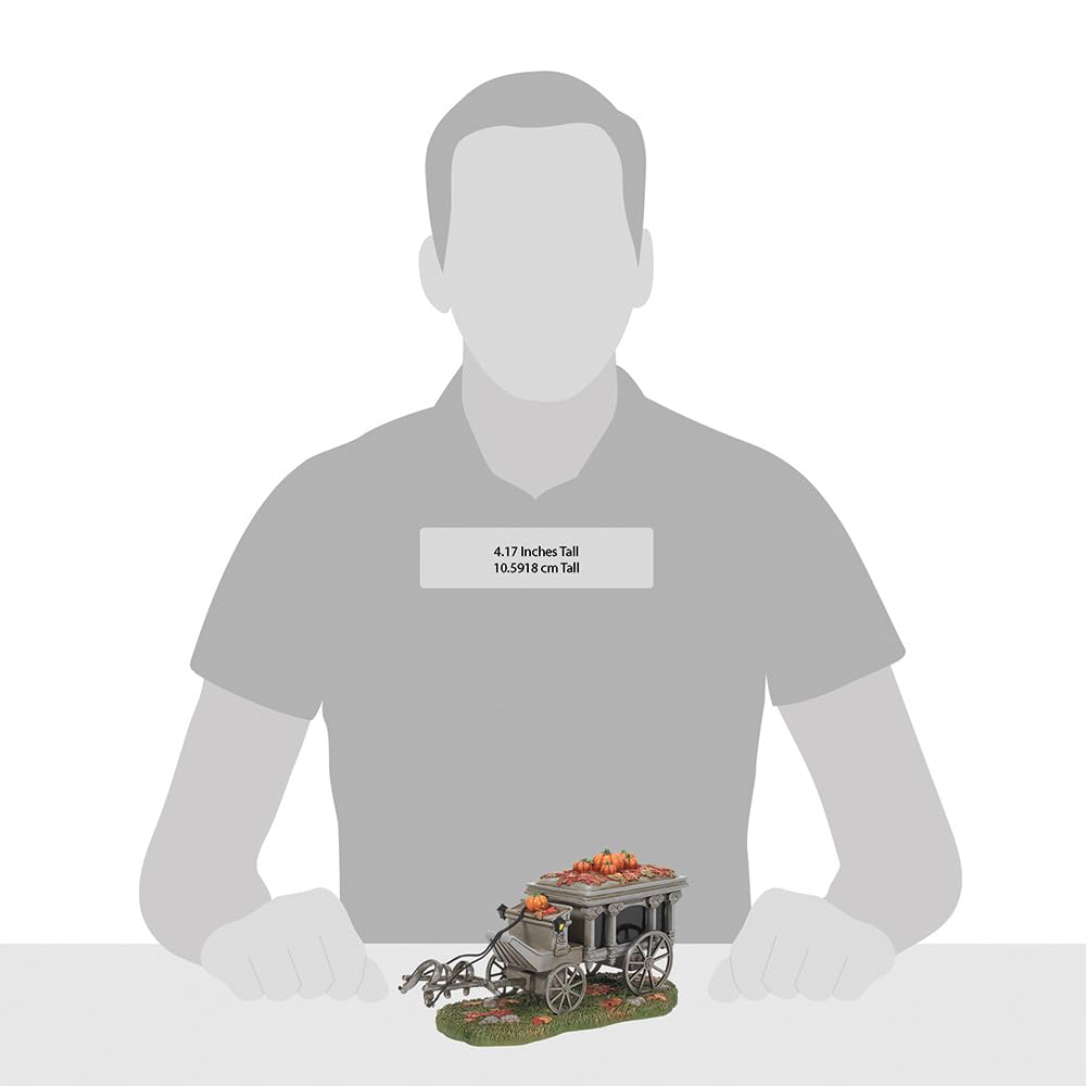 Snow Village Accessories Halloween Disneyland The Haunted Mansion Hearse Figurine