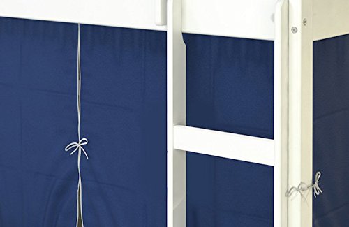 Low Loft with Blue Tent, Twin