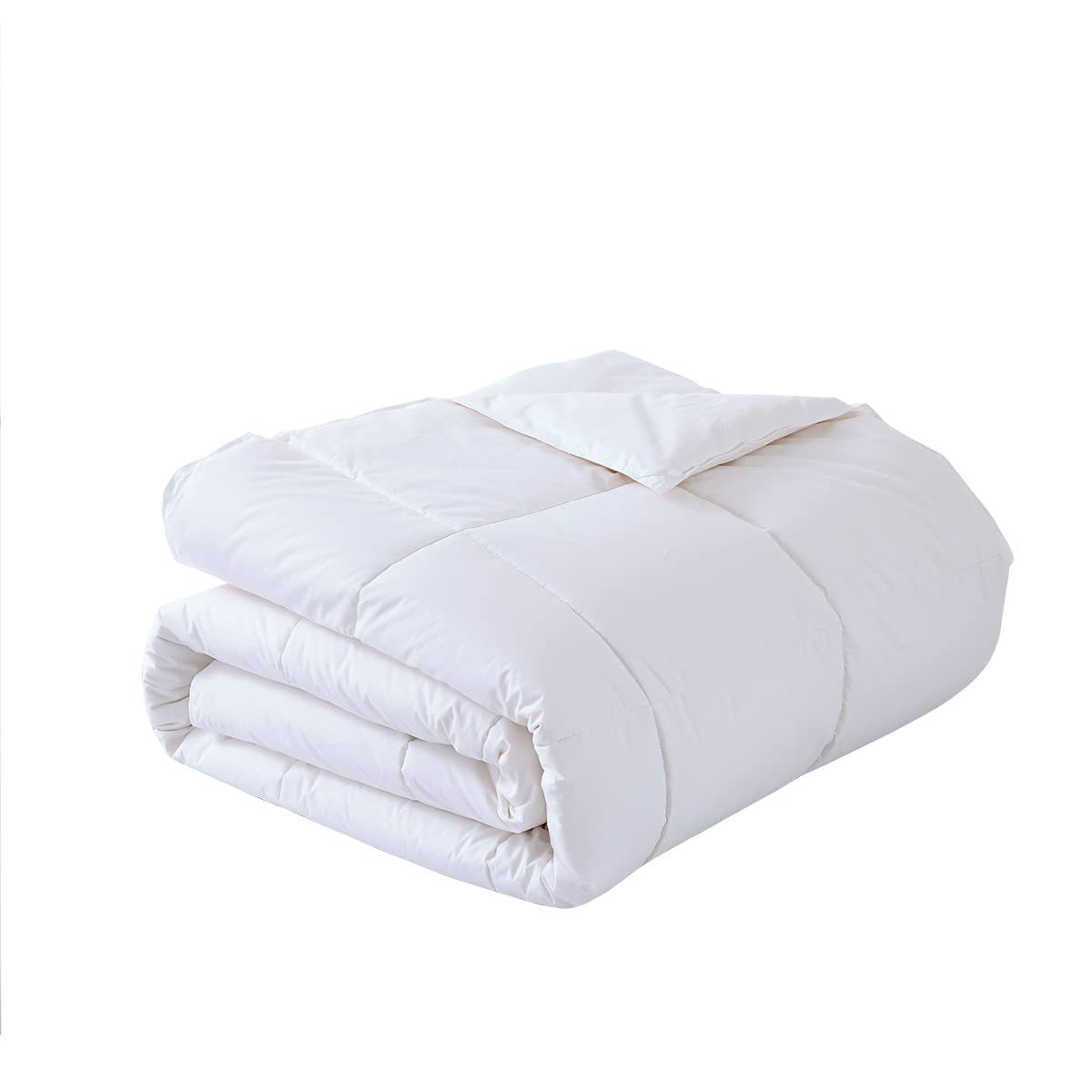 300 Thread Count Cotton Filled Comforter, White, Twin