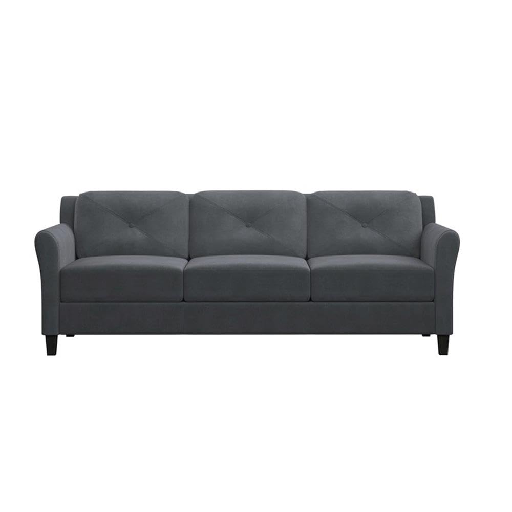 Upholstery Living Room Sofa in Dark Gray