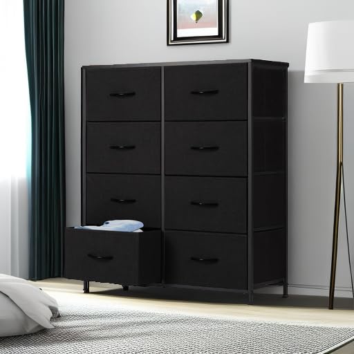 Dresser for Bedroom with 8 Drawers, Clothes Drawer