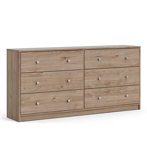 4 Pieces Contemporary Engineered Wood Oak Finish Bedroom Set