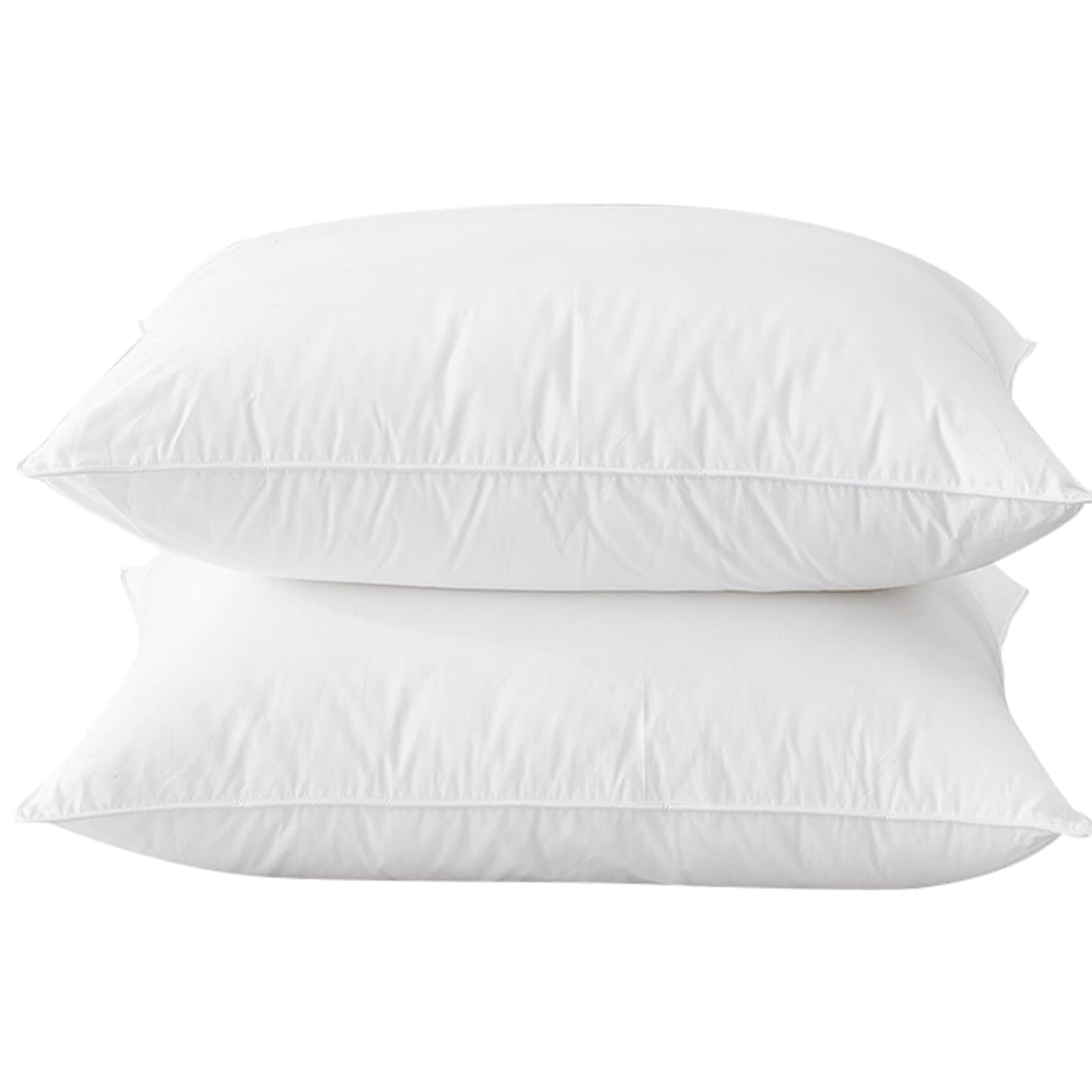 Feather Pillows Queen Size Set of 2 Pillows Hotel Bed Pillows