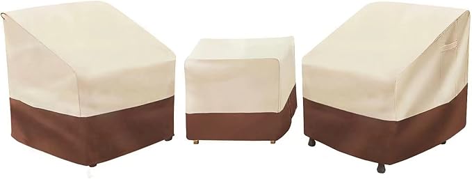 Patio Furniture Covers Set, 3 Piece Outdoor Furniture Cover Waterproof