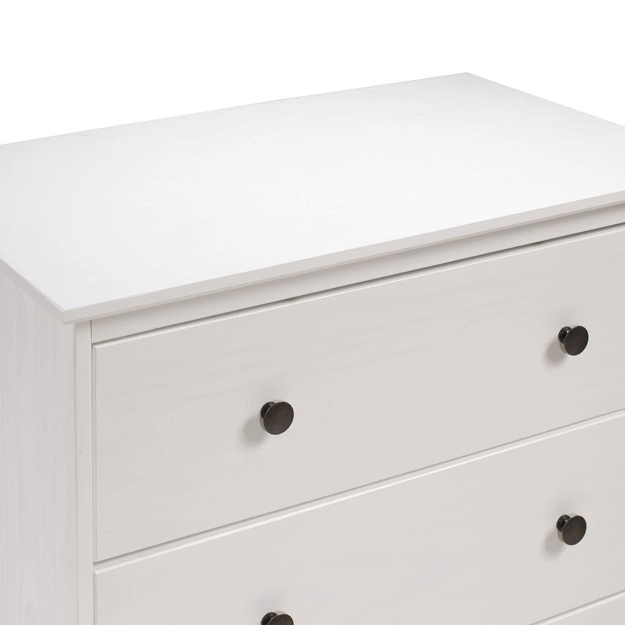 Tall Wood Dresser Bedroom Storage Drawer 4 Drawer White