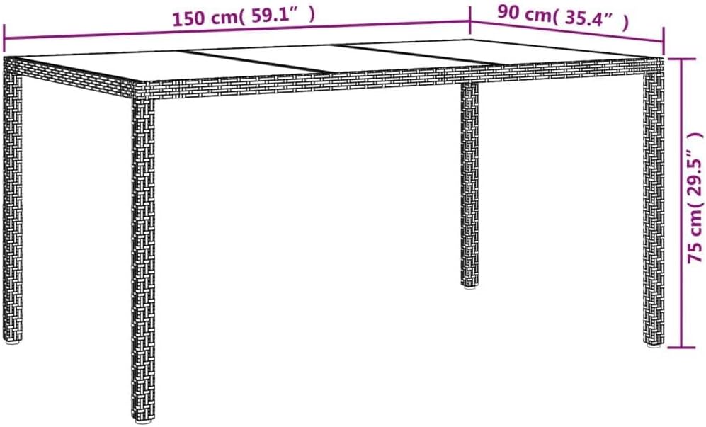 Outdoor Dining with 5 Piece Patio Dining Set, Comfortable Cushions, Durable Rattan, Gray