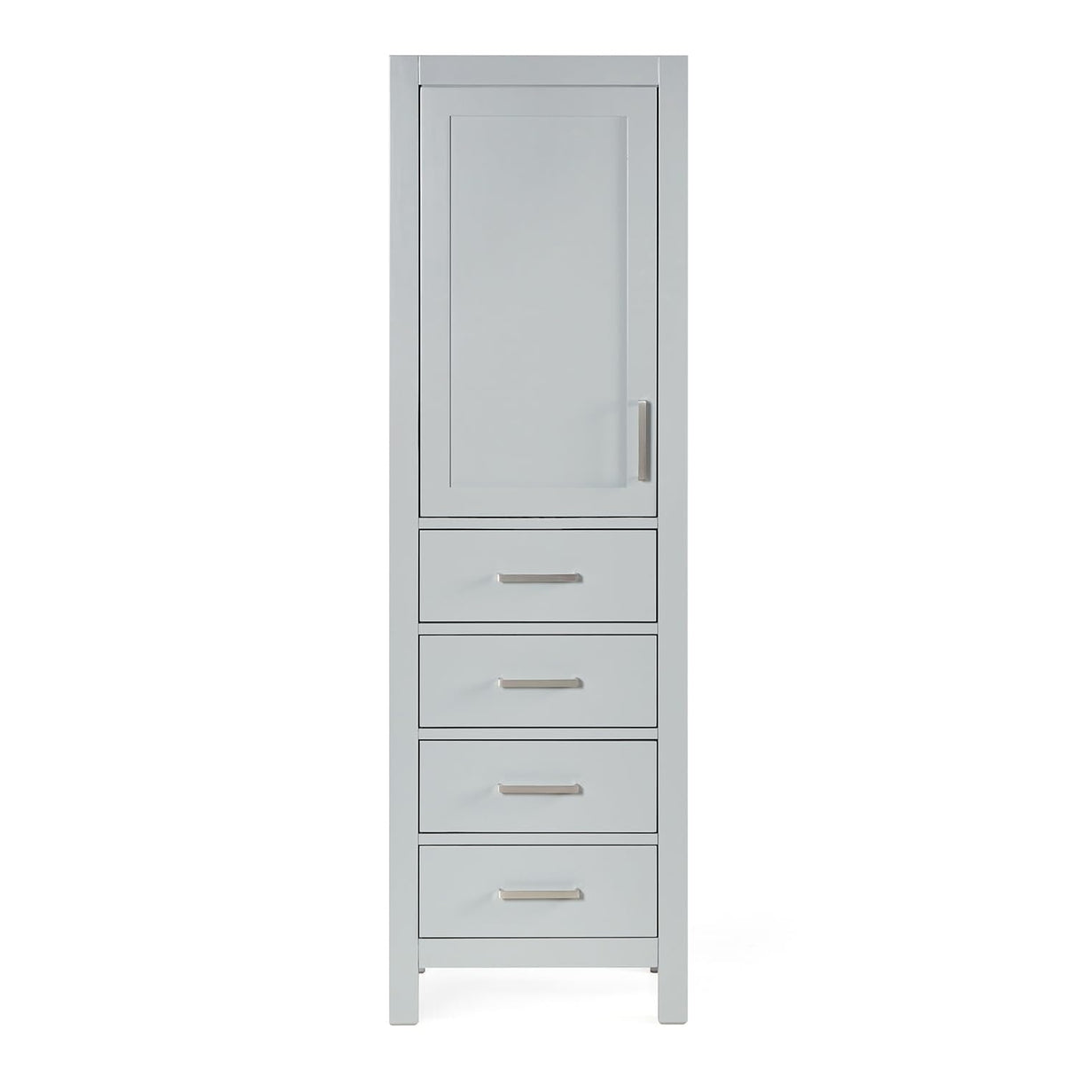 Cambridge Bathroom Storage Cabinet - Solid Hevea Wood and Fully Assembled for Long