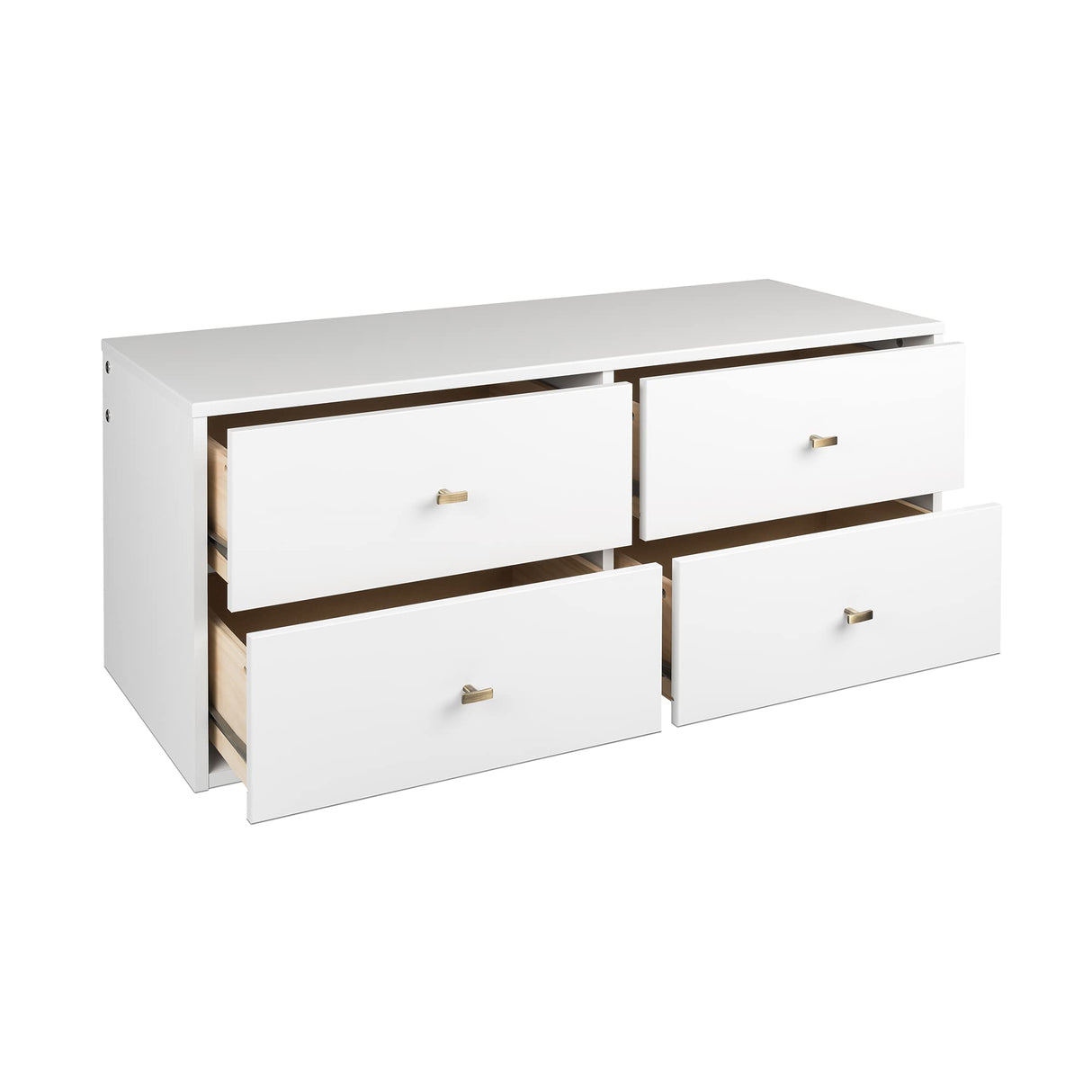 4-Drawer Floating Dresser for Bedroom, Modern Dresser Chest of Drawers