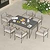Outdoor Dining Set for 4, Patio Dining Furniture Sets, 5 Pieces Patio Dining Set