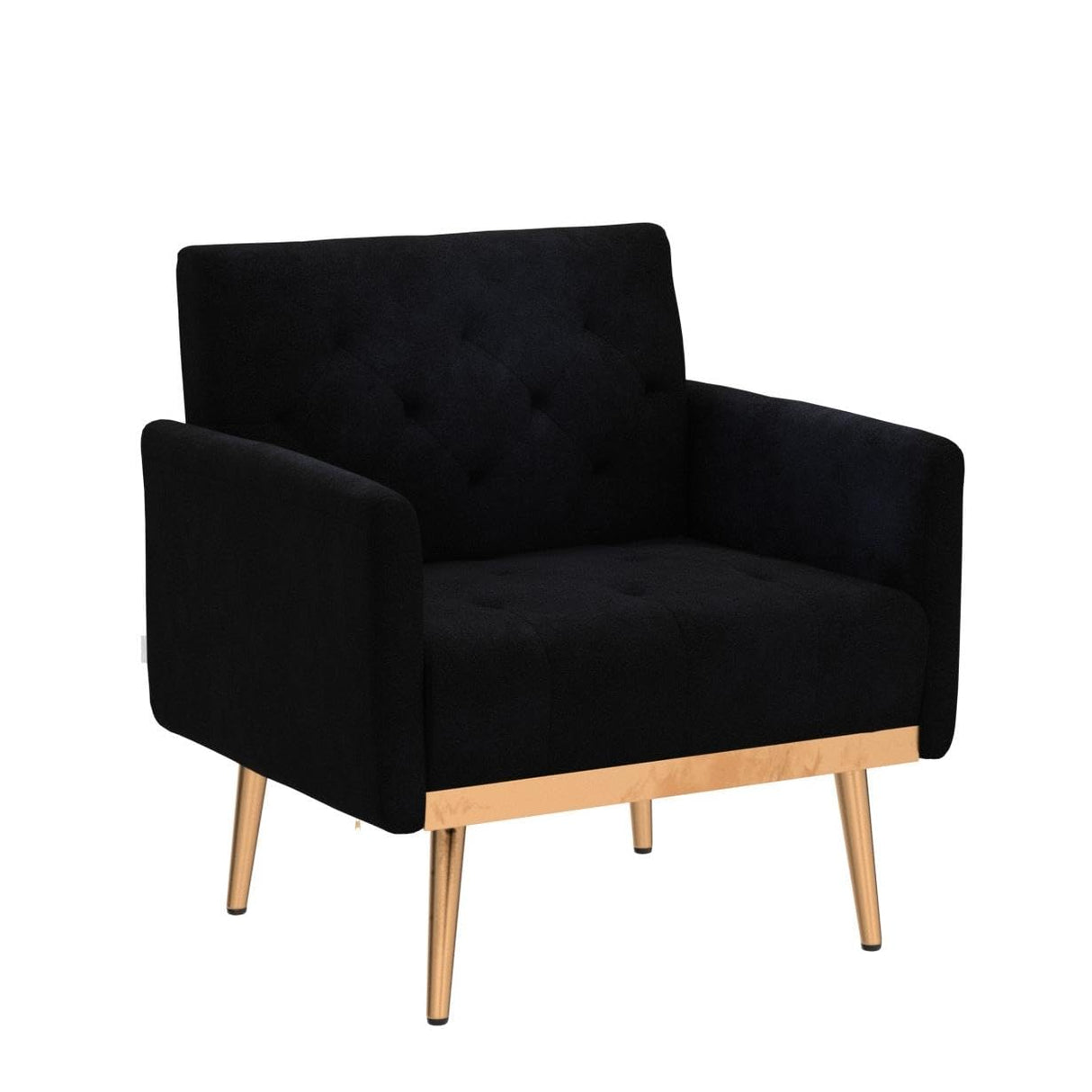 Modern Velvet Single Sofa Chair, Upholstered Accent Living Room Chair