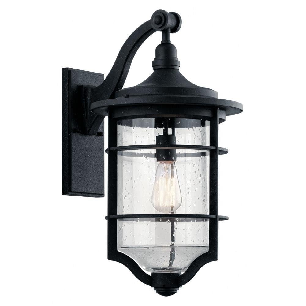 49128DBK One Light Outdoor Wall Mount