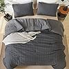 White Twin Size Comforter Set, 2 Pieces Bedding Comforter Sets