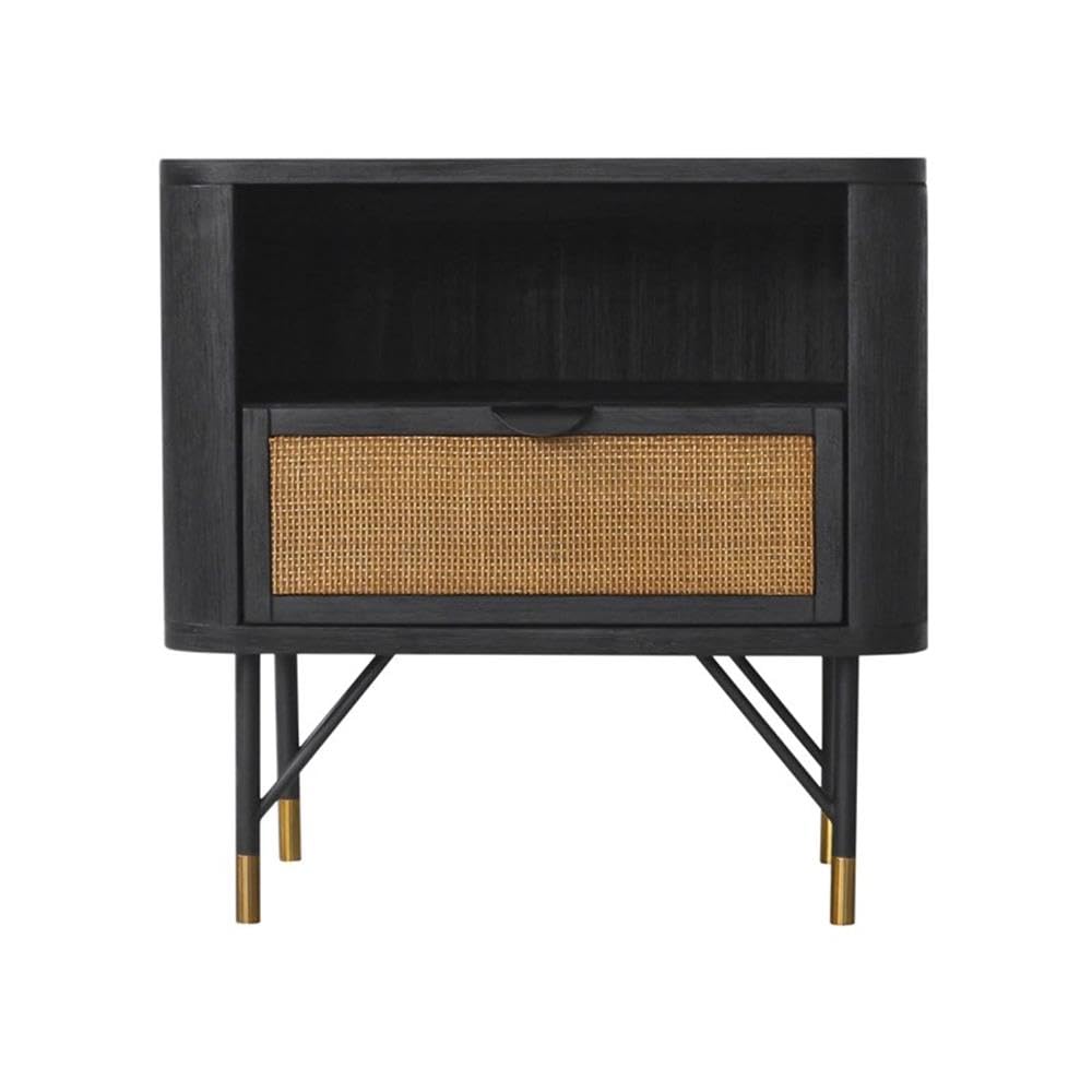 Saratoga Nightstand in Black Acacia