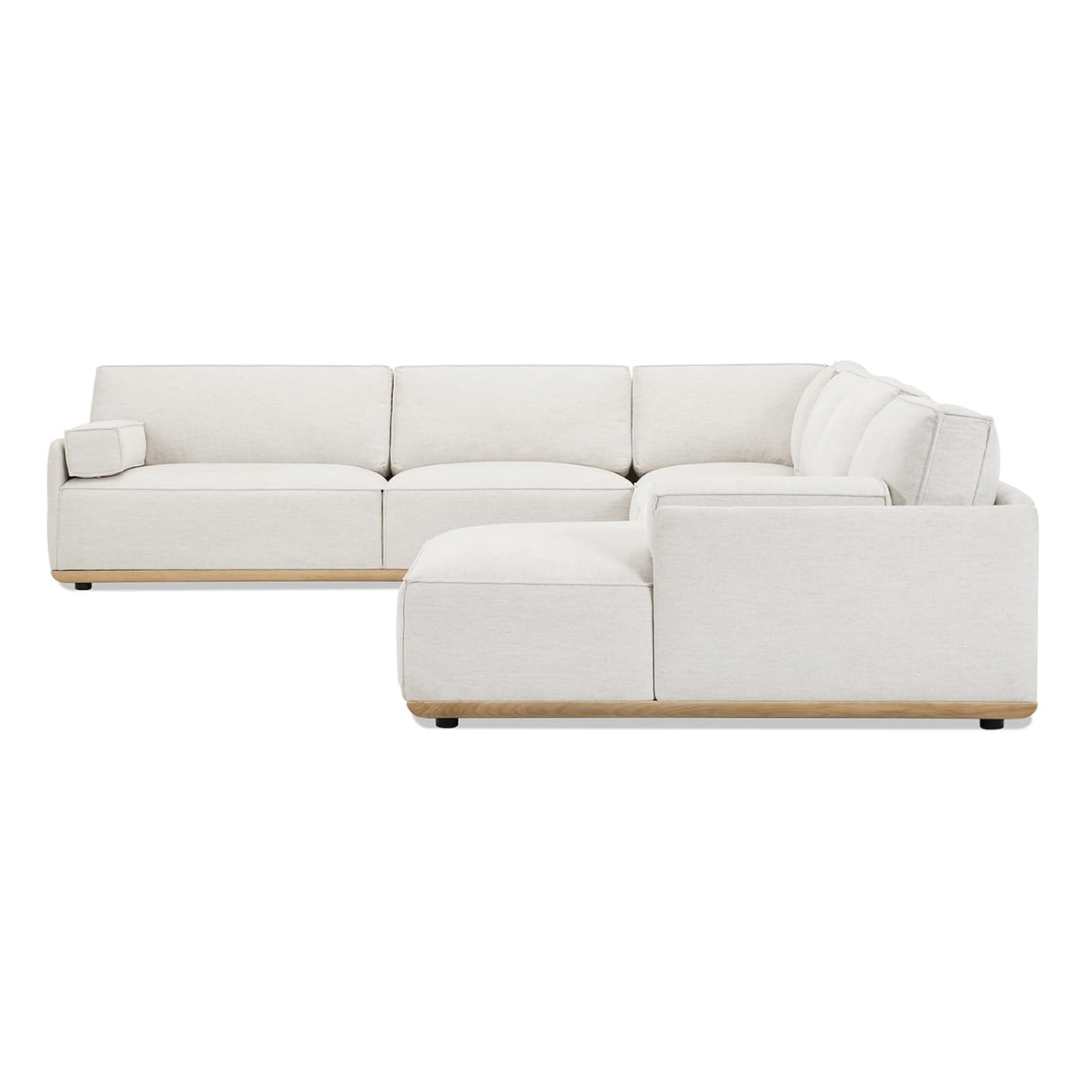Home Destin 164" 5pc Modular RAF U-Shaped Chaise Sectional