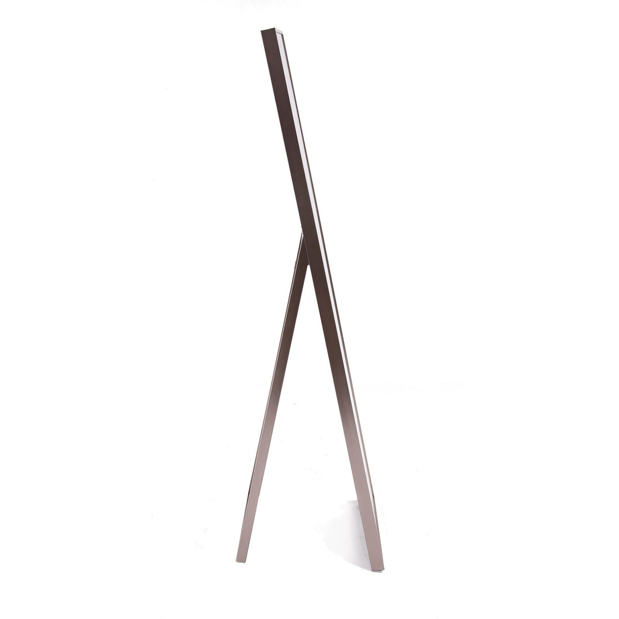 HomeRoots Sleek Brushed Brass Rectangular Full Length Standing Mirror