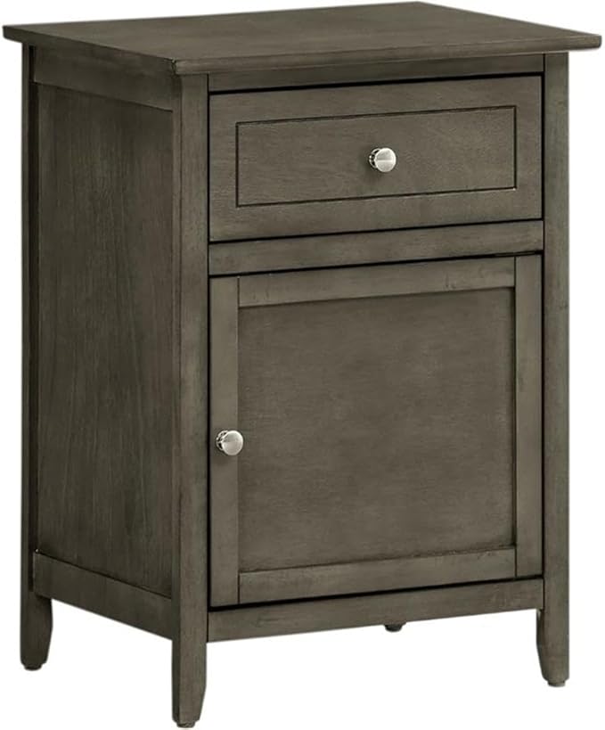 1 Drawer 1 Door Nightstand in Oak