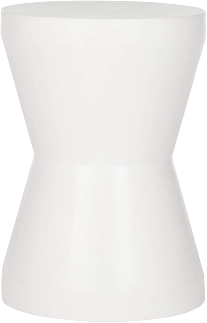 Outdoor Torre Black Modern Concrete Accent Table