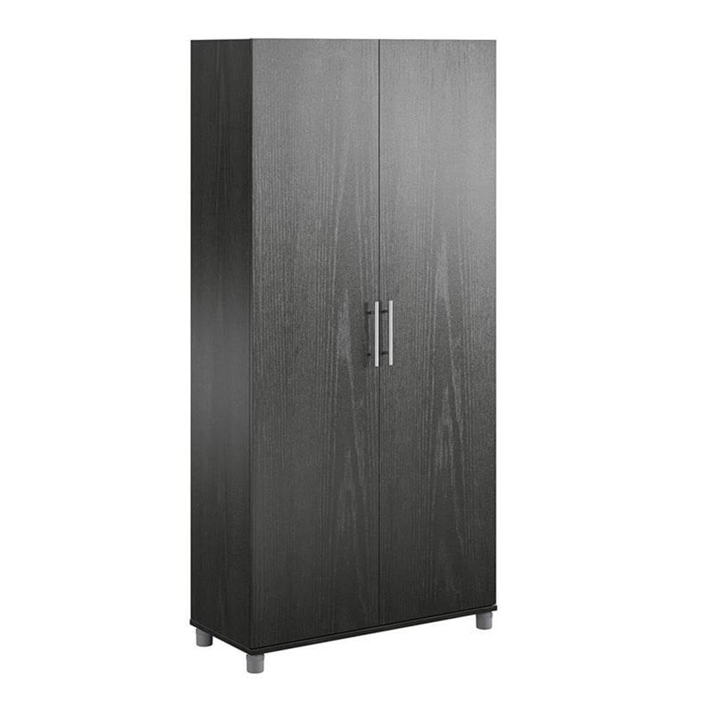 Evolution Camberly 36" Storage Cabinet in Black Oak