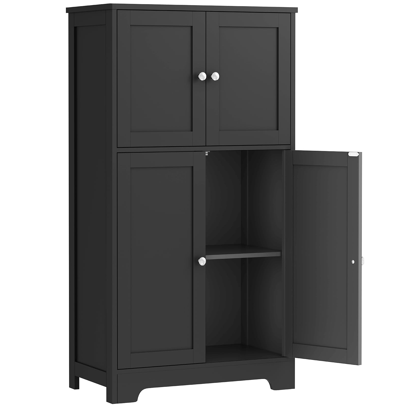 Bathroom Cabinet, Storage Cabinet with Adjustable Shelves