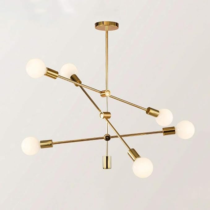 Lighting Modern Chandeliers with Clear Glass Globe Shade 8 Lights