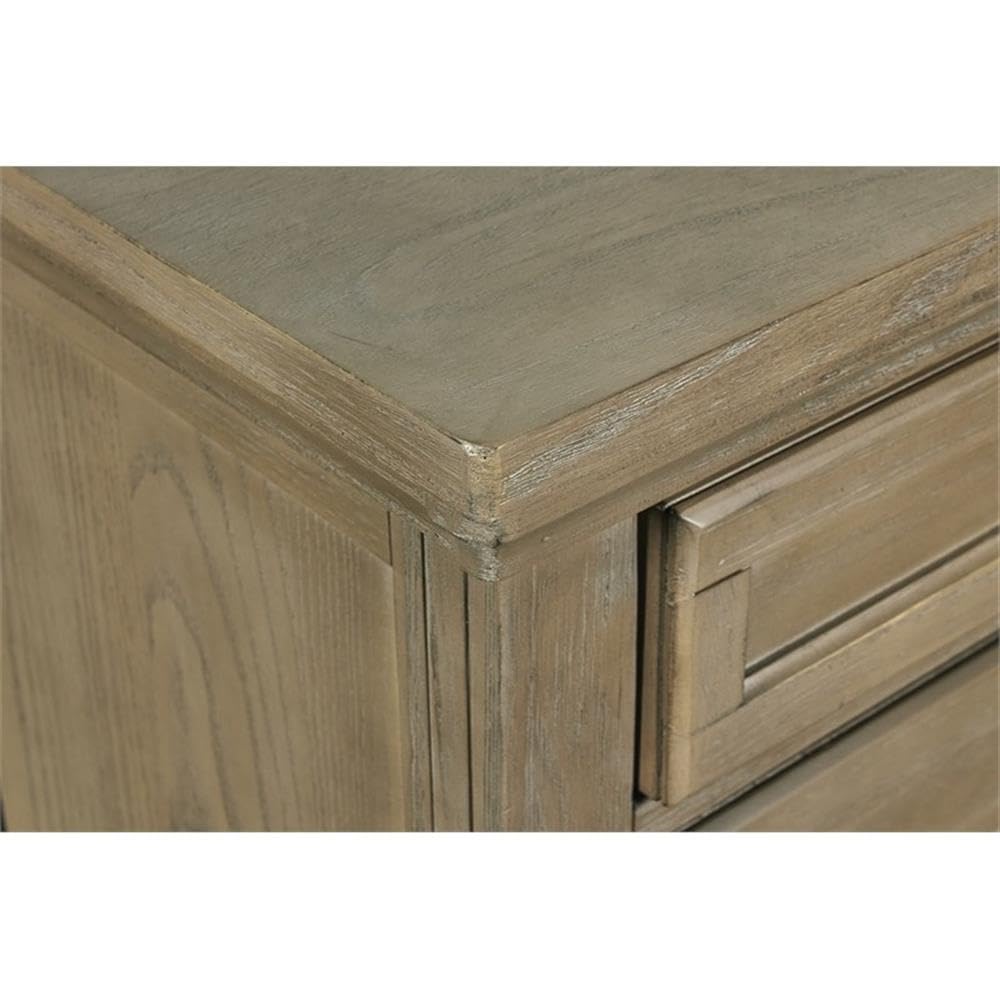 Allegra Nightstand, Pewter