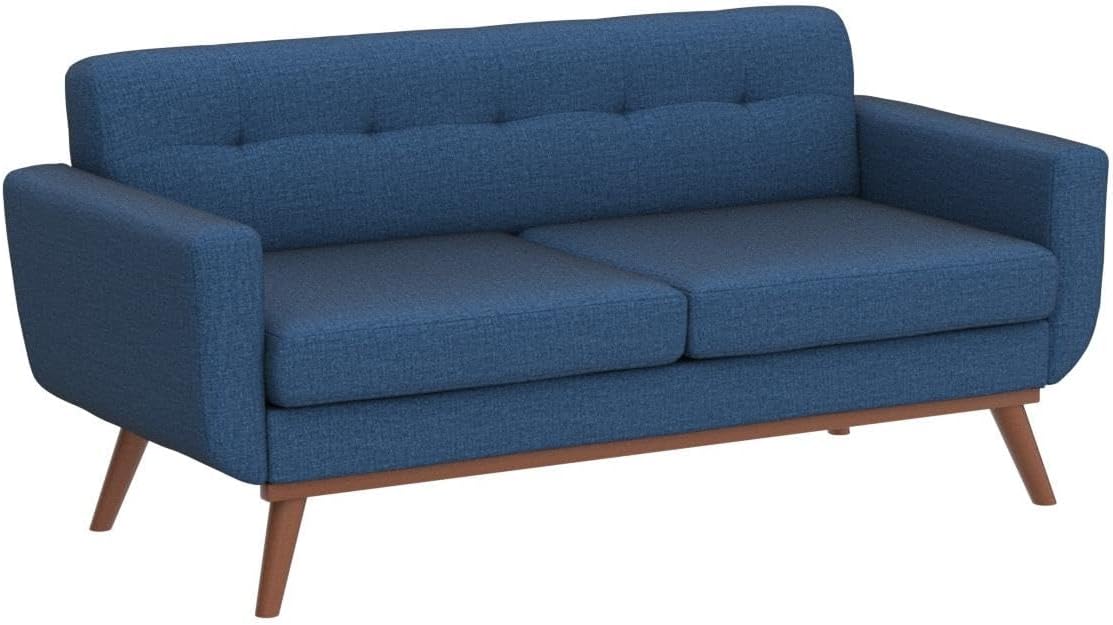 W Loveseat Sofa, Mid Century Modern Decor Love Seat Couches for Living Room