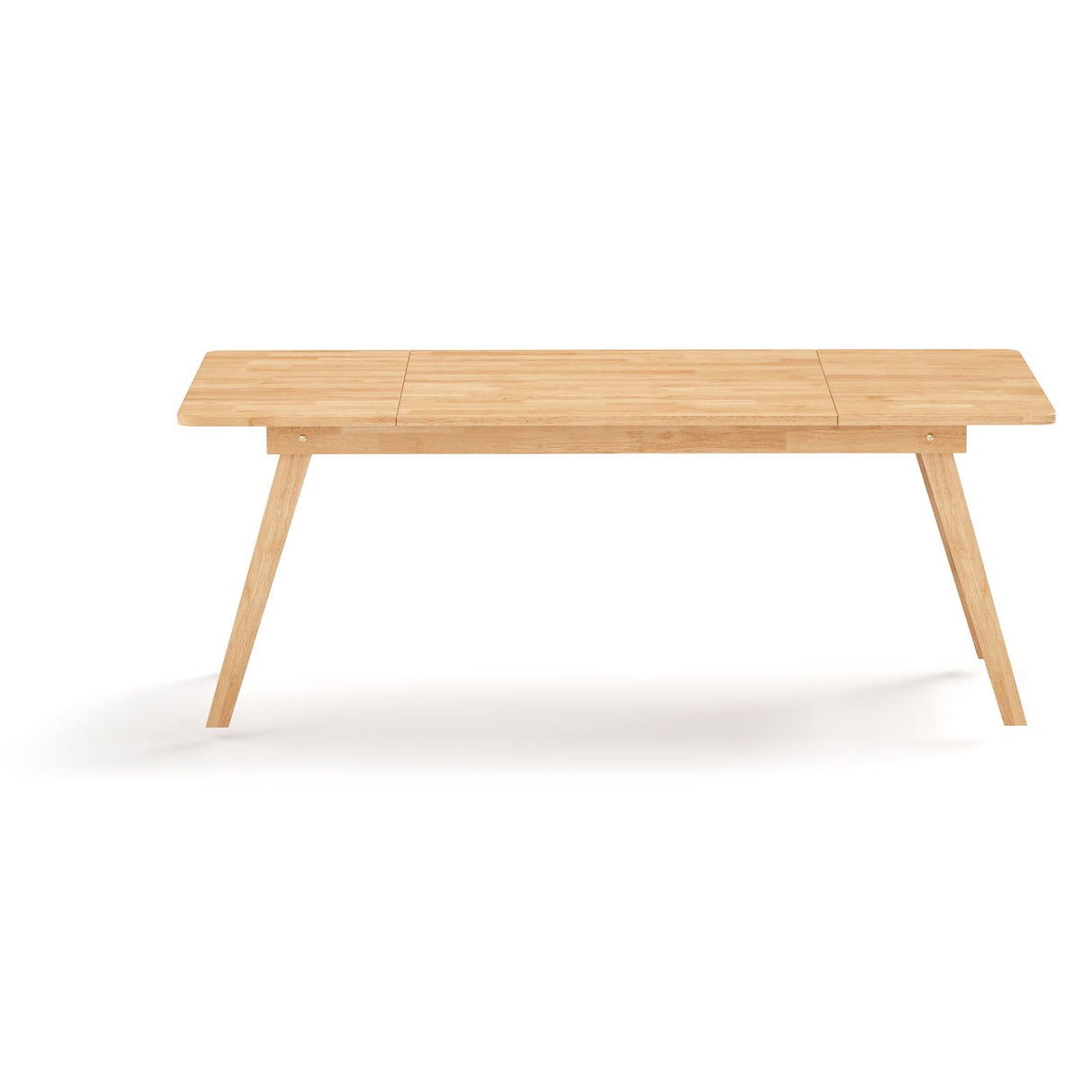 Solid Wood Folding Dining Table - 83x39 Inch Outdoor Patio Table for 8-10 People