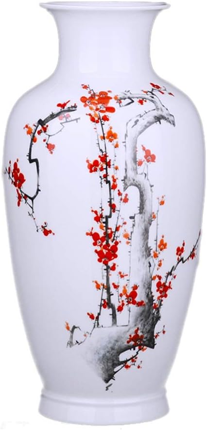 Sculpture Vase Vase Ceramic Floor Standing Large Classical for Dry Flowers Decoration