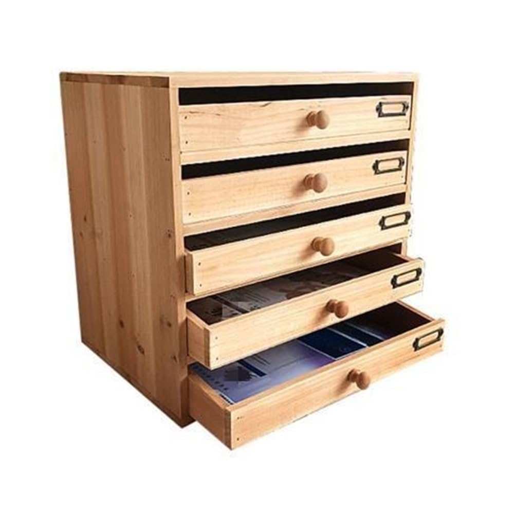 Vertical File Cabinet, A4 File Cabinet, Stationery Storage Cabinet, Multi-Layer Drawer Desk