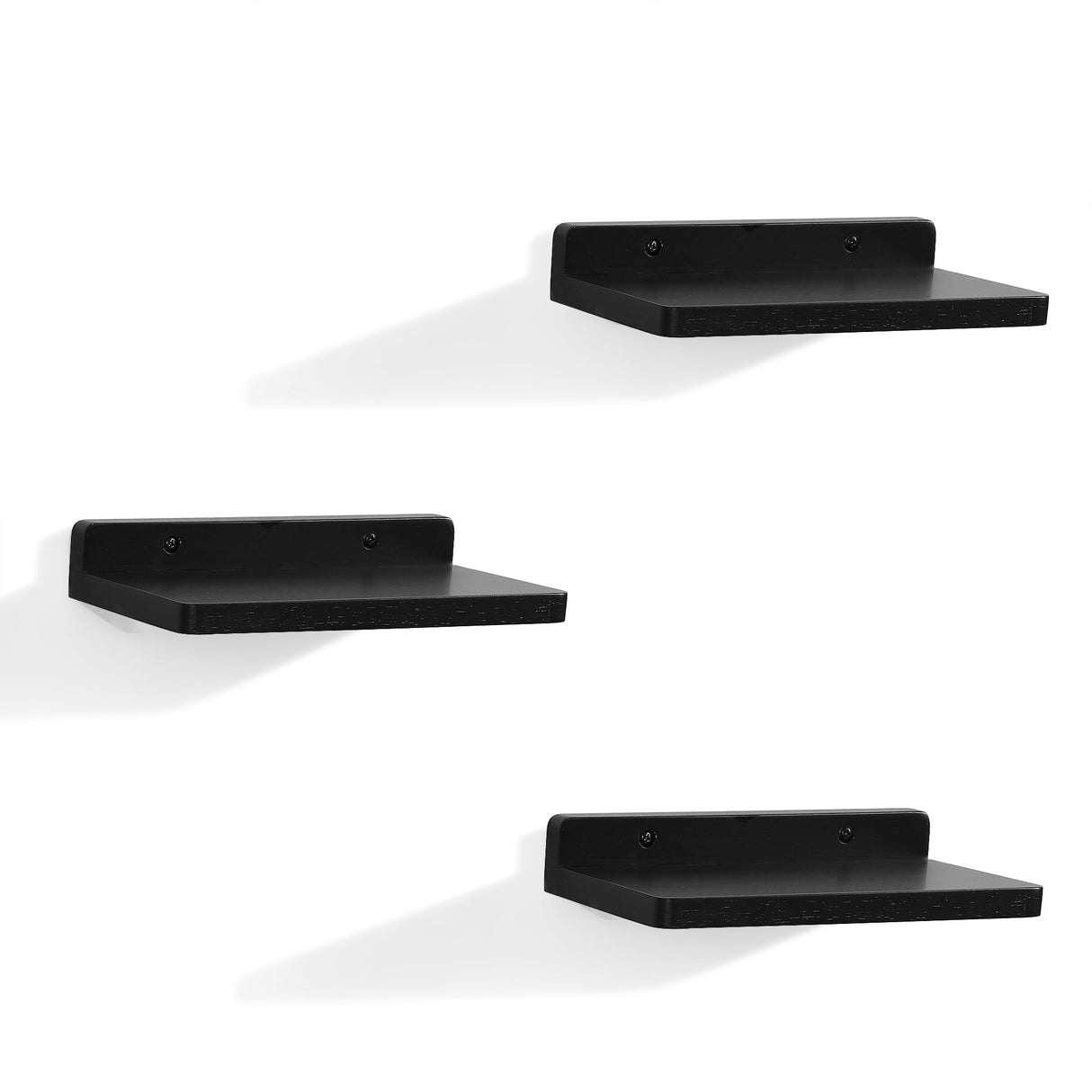 Small Floating Shelf,5 x 8.5 Inch,Set of 3 Small Wall Shelf for Bedroom Living Room