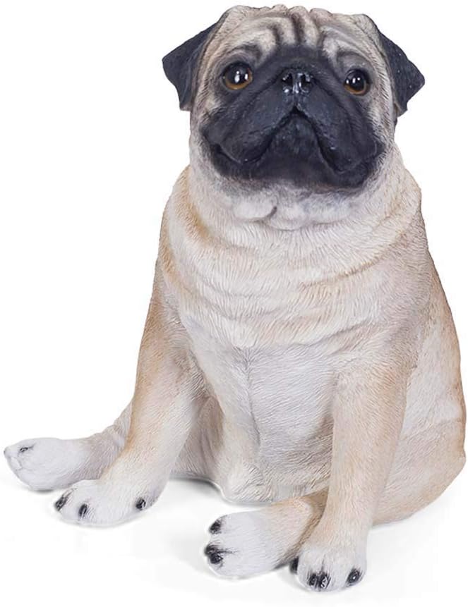 Imitation Dog Statue Statue,Resin Dog Art Crafts Home Decoration Decoration H32CM