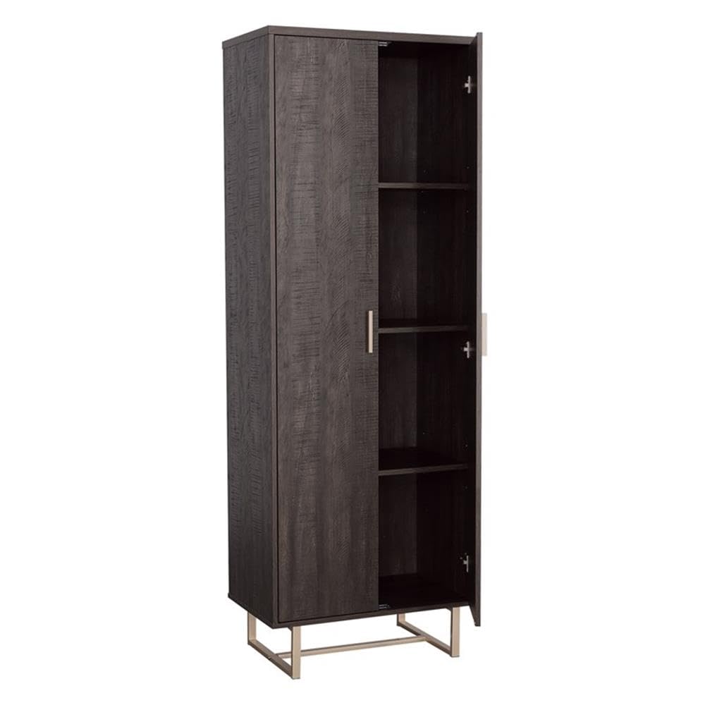 Engineered Wood Storage Cabinet in Blade Walnut