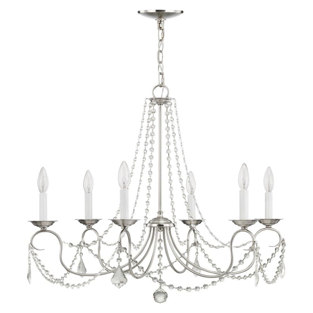 Lighting 6516-71 Pennington 6 Light Chandelier, Hand Applied Venetian Golden Bronze