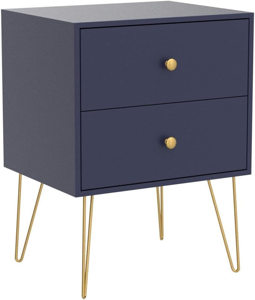 Set of 2 20'' Nightstands Bedside Table Large Sofa End Tables