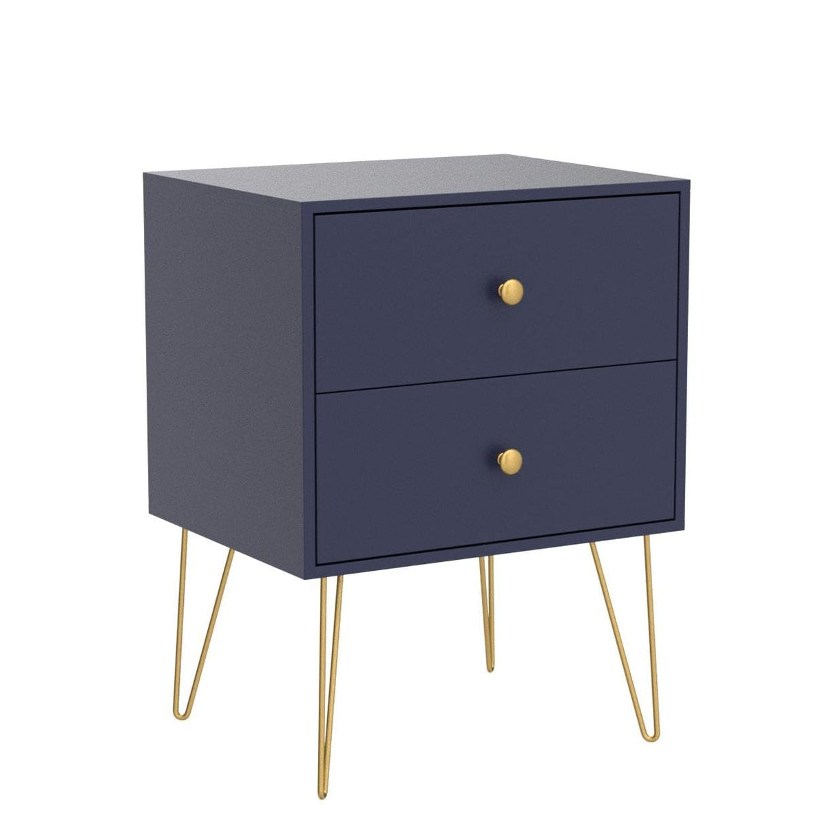 Set of 2 20'' Nightstands Bedside Table Large Sofa End Tables