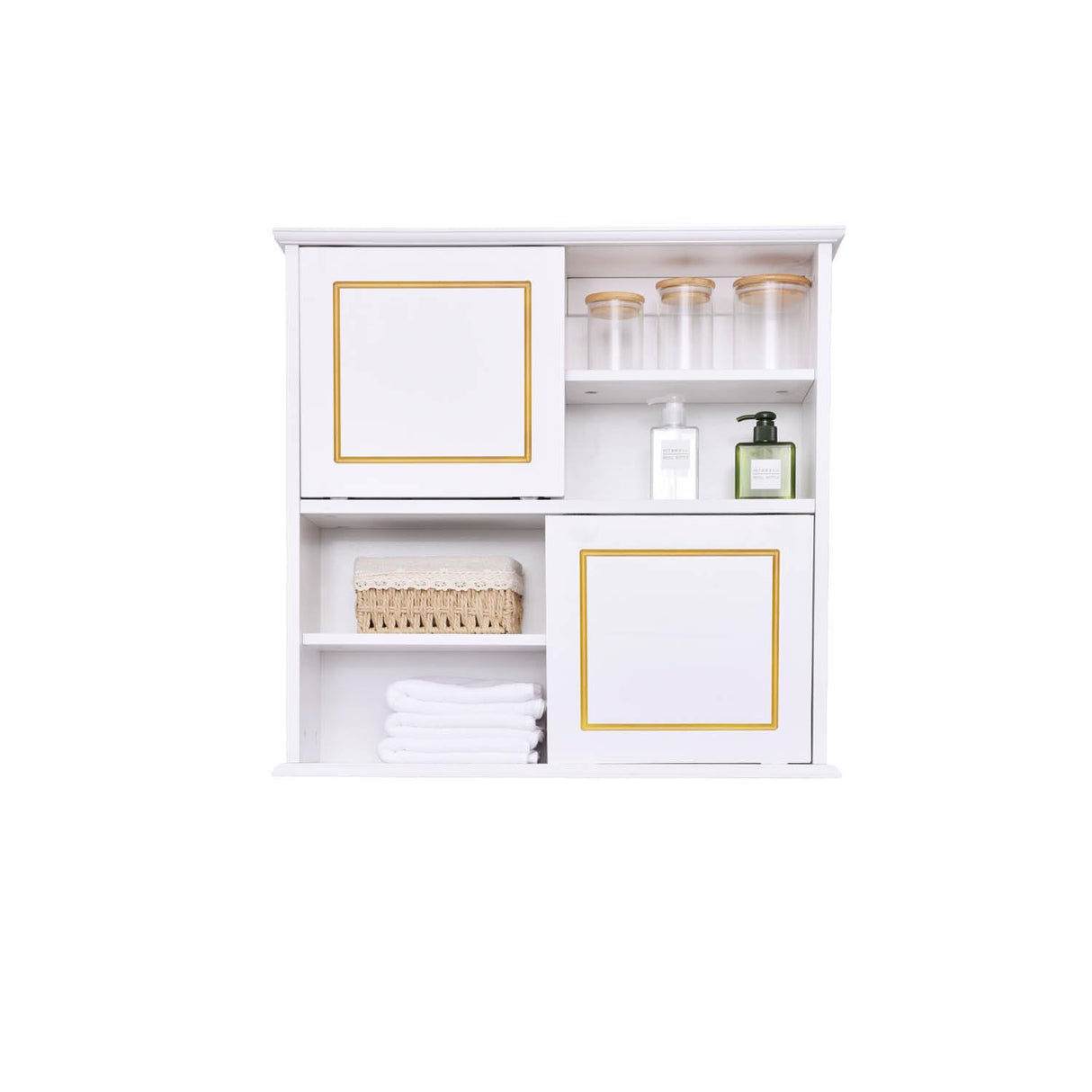 Wall Storage Cabinet, Bathroom Medicine Cabinets with Sliding Door