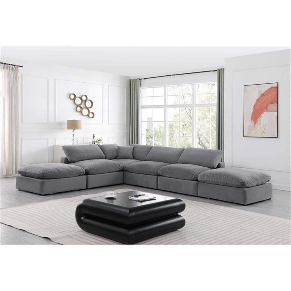 Contemporary Upholstered Modular Sectional