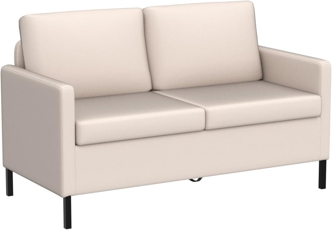 Fabric Modern Small Loveseat Sofa Couch for Living Room