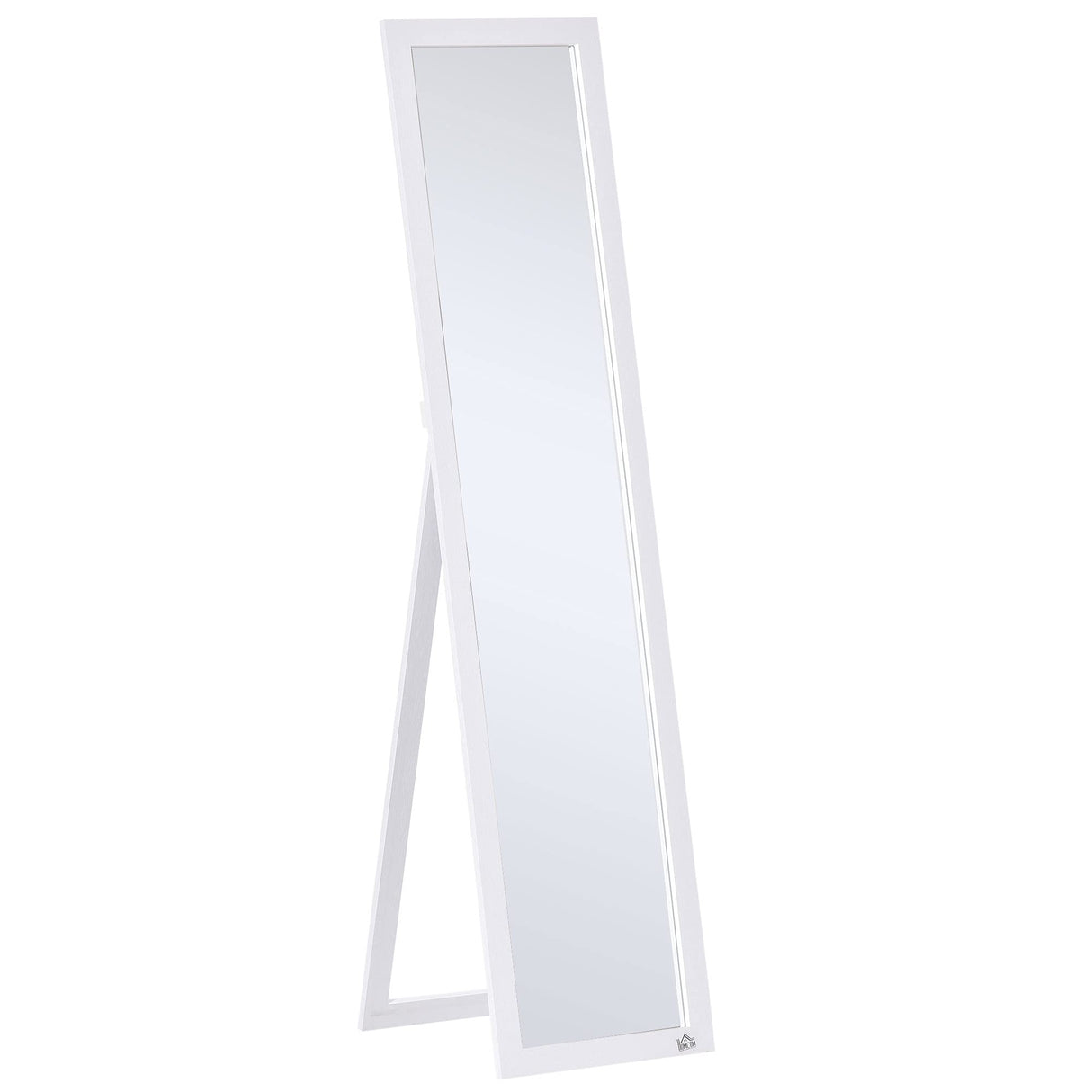 Full Length Glass Mirror, Freestanding or Wall Mounted Dress Mirror for Bedroom
