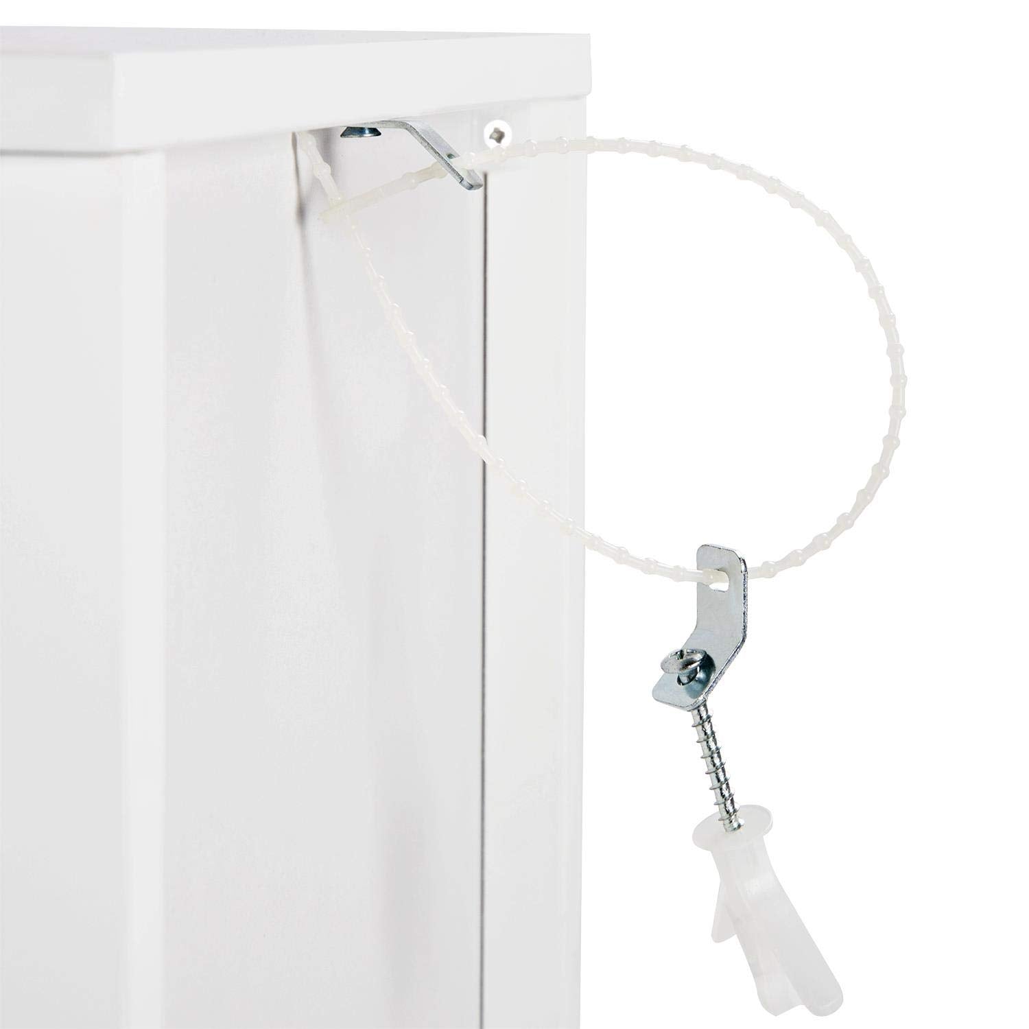 Floor Cabinet, Wooden Storage Cabinet with 2 Drawers, Multifunctional Side Organizer