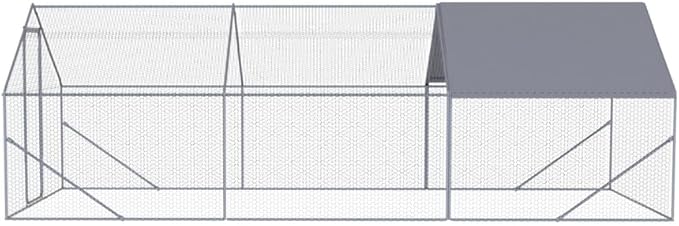 Iron Fortress Modular Chicken Coop with Rain Cover & Custom Mesh Panels