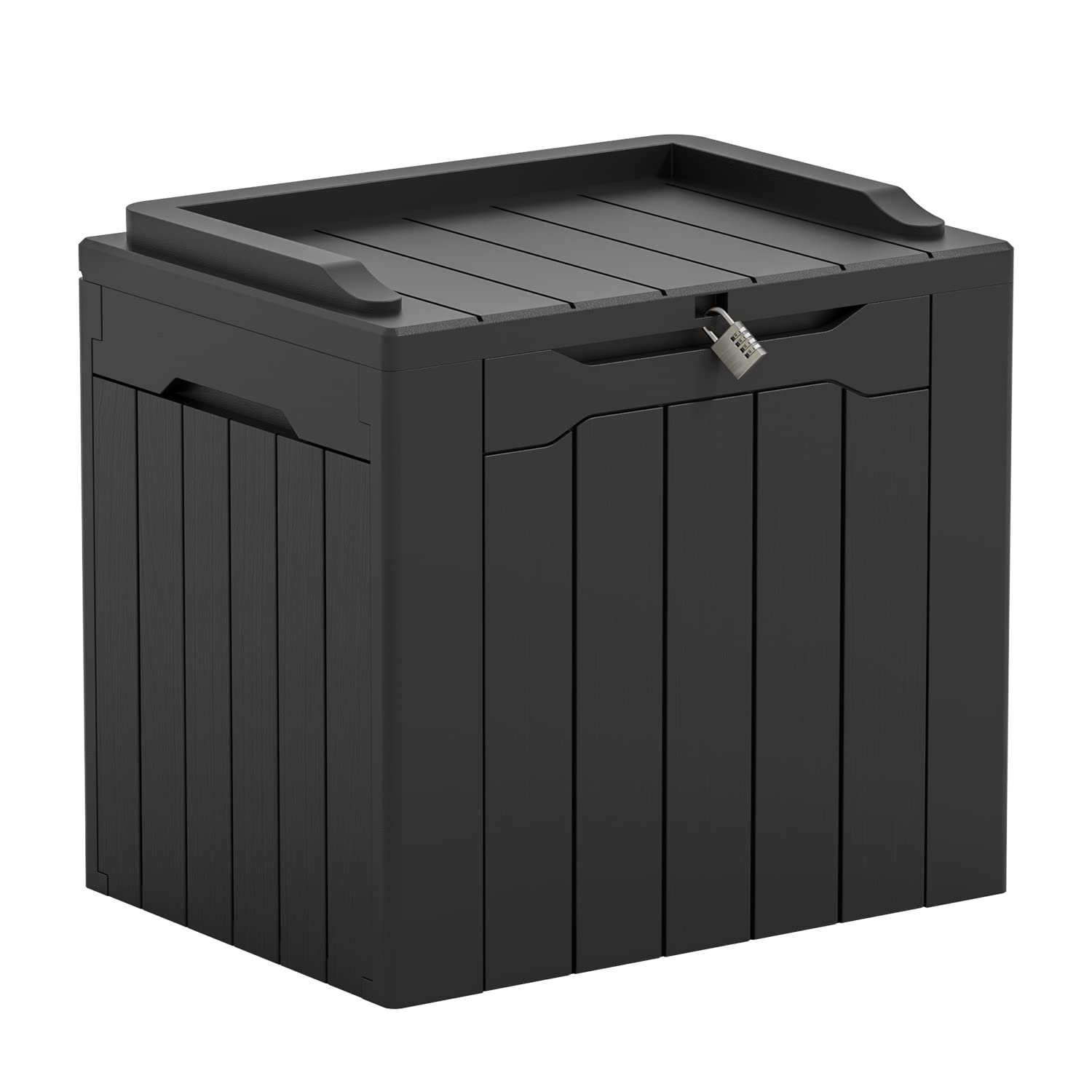 31 Gallon Resin Deck Box Large Outdoor Storage for Patio Furniture